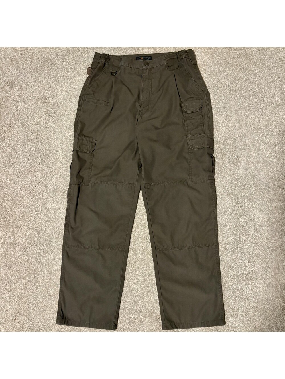 5.11 Tactical Mens Taclite Pro Ripstop Cargo Pants 34x32 Olive Brown